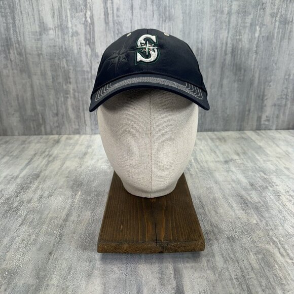 Seattle Mariners 47 One Size Fits All Hook And Loop Hat Ball Cap Baseball MLB - Picture 1 of 9